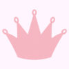 Babypalace-Kroon-met-naam-roze